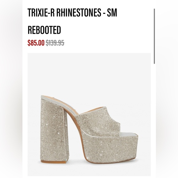 Steve Madden Trixie R Rhinestone Heels - Picture 2 of 3